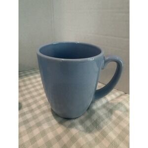 Correlle Light Blue Stoneware Coffee Mugs 4" 10oz Set of 4